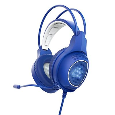 Energy Sistem Gaming Headset ESG 2 Sonic Headphones (LED Light, Boom Mic, Volume Control, Adjustable Headband)