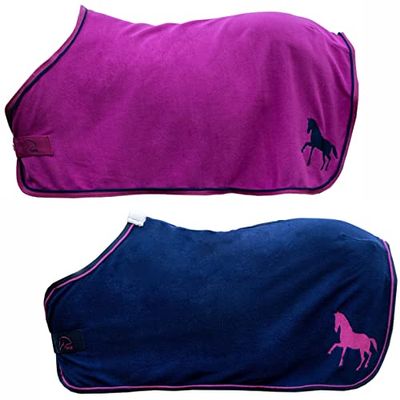 HKM Mini Paardendekens Cranberry 95