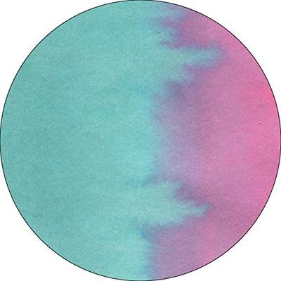 Bonateks, Runt digitalt tryckt musmatta, halkfri undersida, för kontor och hem, diameter: 22 cm