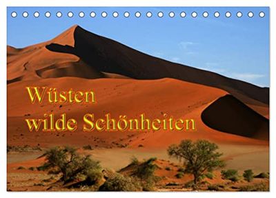 Wüsten, wilde Schönheiten (Tischkalender 2025 DIN A5 quer), CALVENDO Monatskalender: Wüsten, wilde Schönheiten, Dünen, Tal des Todes