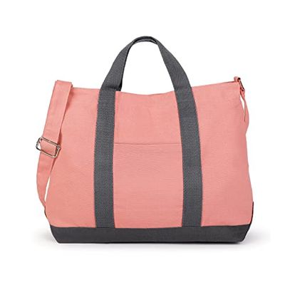 Eco Right Large Canvas Tote Bag for Men, Crossbody Tote Bags for Women for Work, Shopping & Beach