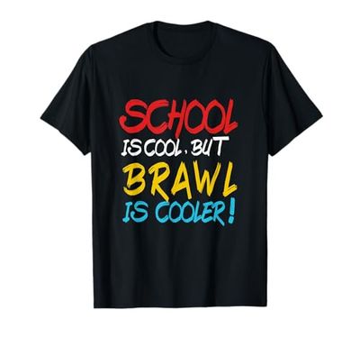 Lets BRAWL! School is cool but brawl is cooler-lets be stars Maglietta
