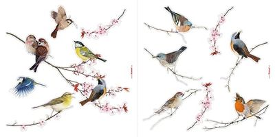 Komar 16003 Window Sticker Birds – Pack of 1
