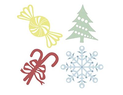 Matrice de découpe fine ZAG Noël ornements 4u.