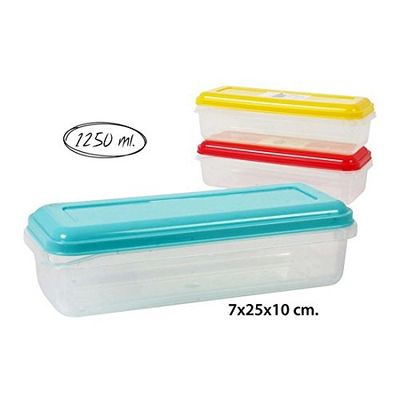 Contenitore rettangolare -173 - Assortimento colori wat, 1,25 l