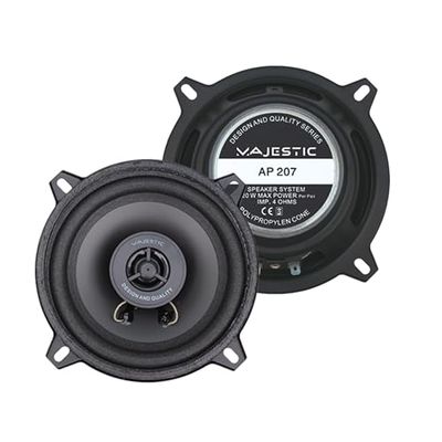 Majestic AP 207 SC – Coppia di altoparlanti per auto 130mm (5”), 120W, 2 vie, confezione scatola