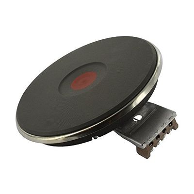 EGO authentique Original universel chauffe rapide solide plaque chauffante avec 4 mm bord étroit, 145 mm, 1500 W
