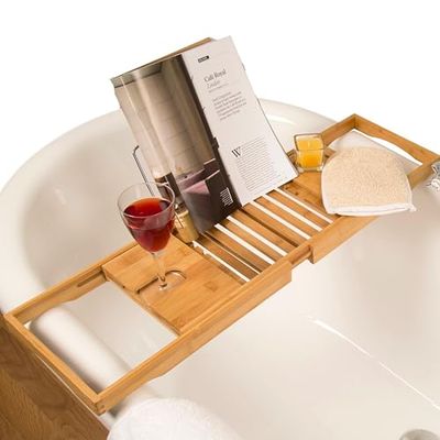Croydex badställ, bambu, en storlek