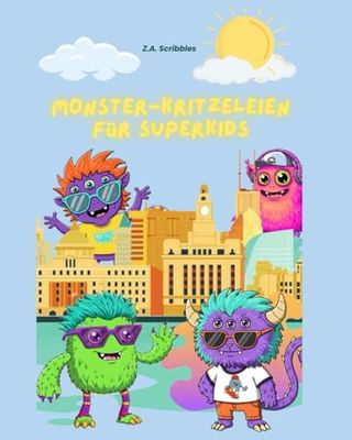 Monster-Kritzeleien für Superkids