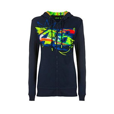 Valentino Rossi Sweatshirt Vr46 Classic Fleece, Blue, S UK