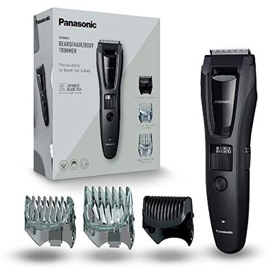 Panasonic Recortador de barba/cabello ER-GB62 con 39 niveles de corte, recortador de barba para hombres, recortador corporal, cuidado corporal