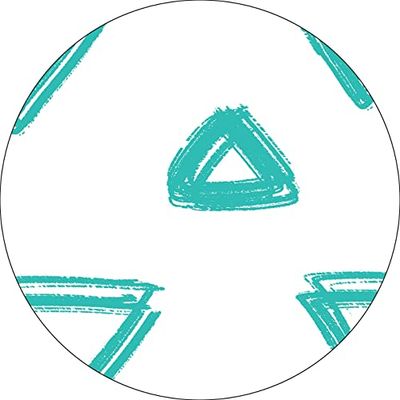 Bonateks, Round Digital Printed Mouse Pad, Non-Slip Base, for Office and Home, Diameter:22cm