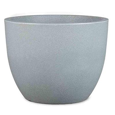 Siena Garden Bristol - Vaso per Piante, Colore: Grigio Pietra