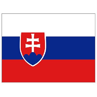 Supportershop-gagliardetto Unisex Slovacchia, Blu, 150 x 90 cm