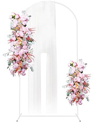 Putros Soporte de Arco de Metal para telón de Fondo de Boda, Marco de Arco Cuadrado para Fiesta de cumpleaños, Despedida de Soltera, Baby Shower, decoración de Ceremonia
