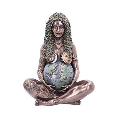 Nemesis Now Ltd Mother Earth - Figurine de Couleur Bronze de la Terre Mère Gaia éthérée 30cm
