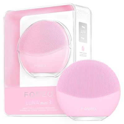 Foreo Luna Mini 3 Gezichtsreinigingsborstel - Reisaccessoires - Gezichtsmassager Elektrisch, Ultra-Hygiënische Siliconen - Eenvoudige Gezichtsreiniger - Elektrische Gezichtsreiniger - App-Verbonden