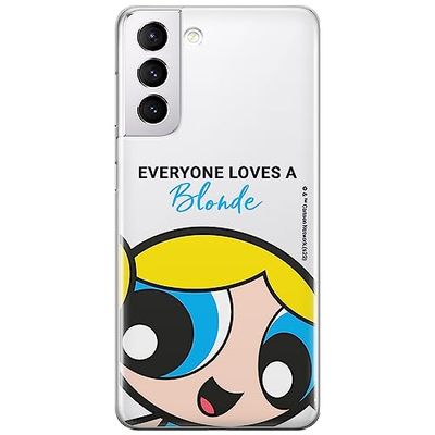 ERT GROUP mobiel telefoonhoesje voor Samsung S21 origineel en officieel erkend The Powerpuff Girls patroon The Powerpuff Girls 012 aangepast aan de vorm van de mobiele telefoon, gedeeltelijk bedrukt