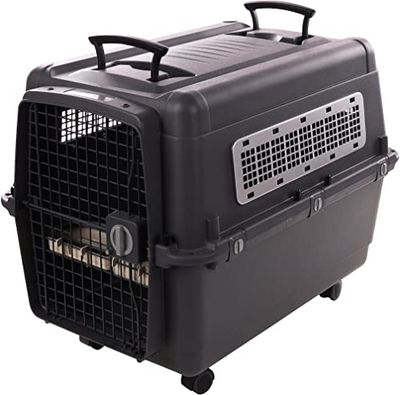 Flamingo Jaula DE Transporte LANTA Gris L 56x80x65,5CM