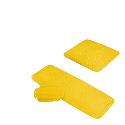 Kleine Wolke 221535008 Arosa Repose-Tête de Bain PVC Jaune 32 x 22 cm