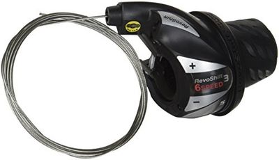 SHIMANO Componenten afstandsbediening DCHO RS36 6V REVO S. C/Opt. Marc, volwassenen, uniseks, zwart