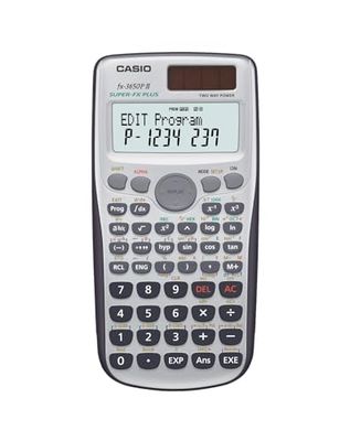 Casio FX-3650PII Calcolatrice Scientifica Programmabile, Grigio