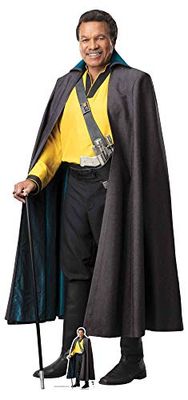 STAR CUTOUTS SC1430 Lando (The Rise of Skywalker) Perfect voor Star Wars-feesten, fans en verzamelaars, hoogte 184 cm, solide, normaal