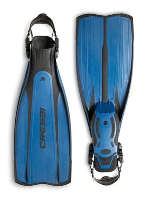 Cressi Pro Light Barbatanas, unissexo, preto/azul, M/L