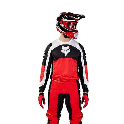 FOX Racing BLUFFOX 180 Nitro Fluo Red S, Unisex Vuxen