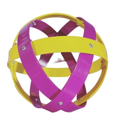 Genesa Crystal, Purificatore energia, Dispositivo orgonico 16 cm diametro, giallo e fucsia