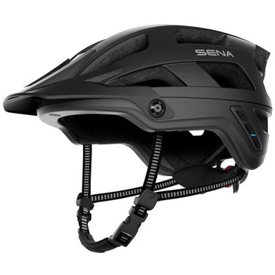 Sena M1 Evo Casque de VTT à Intercom (Noir Mat, M)