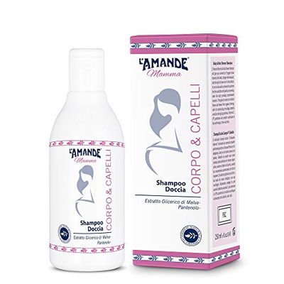 L'Amande Linea Mamma Douchegel Shampoo voor lichaam en haar, 250 ml