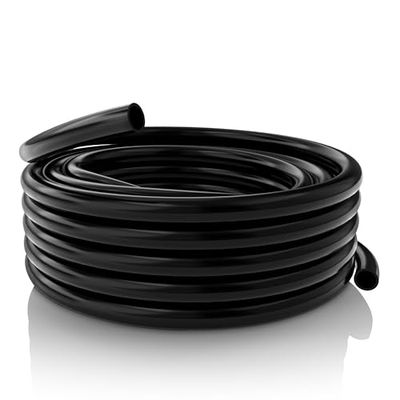 Alpine Corporation Bobina de Tubo de PVC de Pared de 3/8 Pulgadas de diámetro Interior x 1/2 Pulgadas de diámetro Exterior x 1/16 Pulgadas en Color Negro