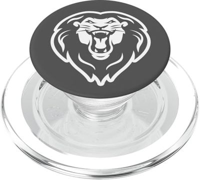 Lion Mascot Head The College of New Jersey TCNJ Lions PopSockets PopGrip para MagSafe