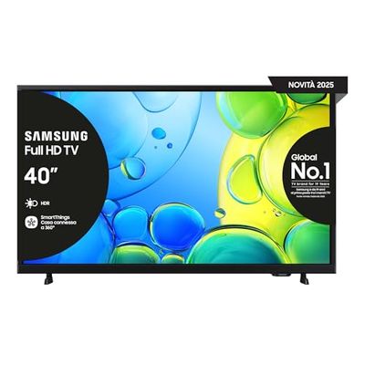 SAMSUNG Smart TV 40'' UE40F6000FUXZT FHD, Hyper Real Processor, HDR & Pur Color, Smart Experience, OTS Lite & Adaptive Sound, SlimLook Design, 2025, 40", 2025 F6000