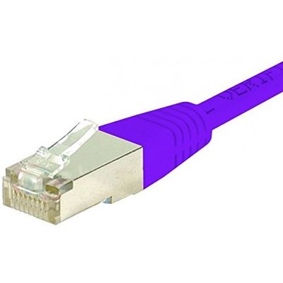 EXC 854452 Full Copper Cat6 S/FTP Network Cable - Purple