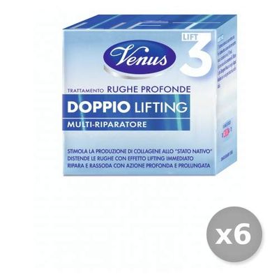 VENUS Set 6 Doppio Lifting Multi-Riparazione aratore 50 Ml. Cura del Viso, Multicolore, Unica