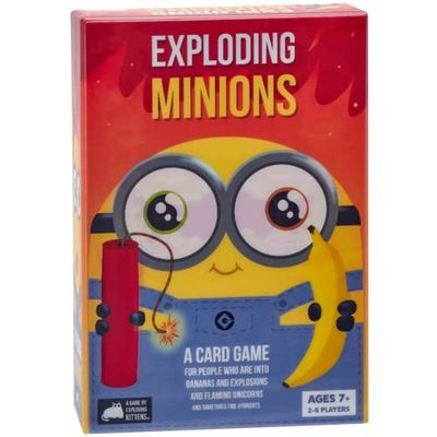Exploding Kittens Exploding Minions by Exploding Kittens - Card Games for Adults Teens & Kids - Fun Family Games - A Russian Roulette Card Game