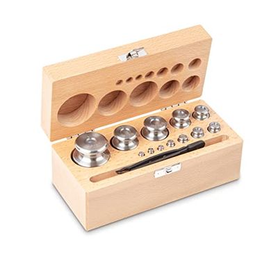 Kern 344-02 gewichtsset, knoopvorm, messing fijn gedraaid, 1 stuk