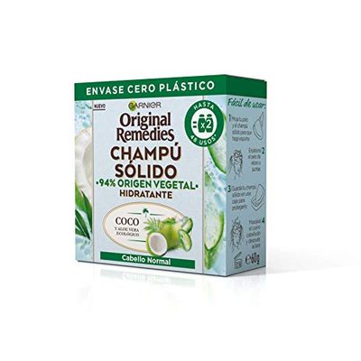 Original Remedies Champu Solido (Pastilla) 60Gr.Coco&Aloe V3