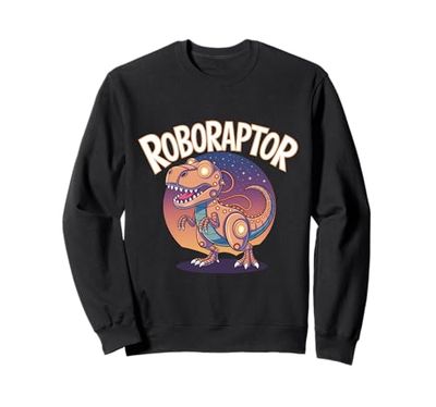 Robotic Dinosaur T-Rex Robotic Engineer Dino Funny Robot Sweatshirt