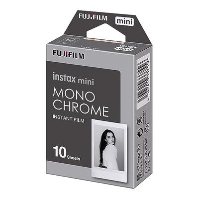 instax Fujifilm mini Instant Film, monochroom, per stuk verpakt