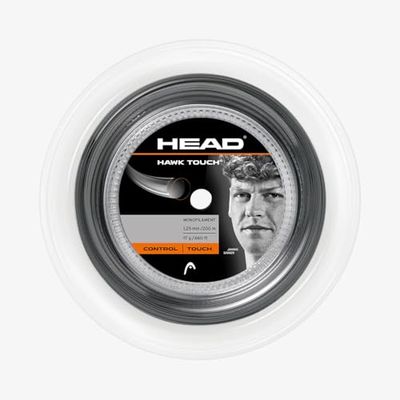 HEAD Unisex vuxna Hawk Touch (200 m rulle) tennissträng antracit, 18