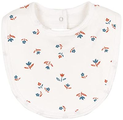 Petit Bateau babero para Unisex bebé, Blanco Marshmallow / Multicolor, Talla única