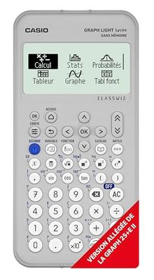 Calculatrice scientifique Casio Graph Light Gris