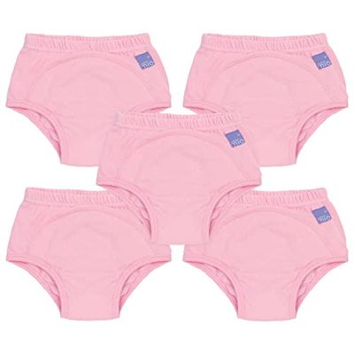 Bambino Mio, Herbruikbare trainingsbroek voor zindelijkheidstrainingen voor jongens en meisjes, 5 stuks, lichtroze, vanaf 3 jaar