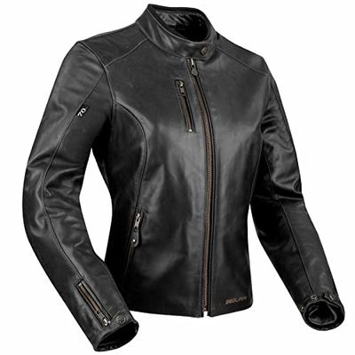 SEGURA, Giacca moto Lady Laxey black, T0