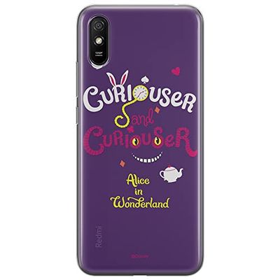 ERT GROUP mobiel telefoonhoesje voor Xiaomi REDMI 9A origineel en officieel erkend Disney patroon Alice 009 optimaal aangepast aan de vorm van de mobiele telefoon, hoesje is gemaakt van TPU