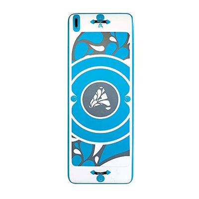 Waterflex WX-Aquafitmat - Tappetino Galleggiante per Piscina, con Animazione Divertente, Colore: Blu e Bianco