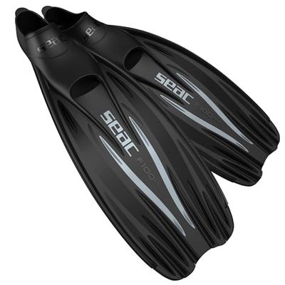 SEAC F100 Pro, Aletas de Buceo submarinas Ultra Ligeras Cerradas, para Buceo y esnórquel